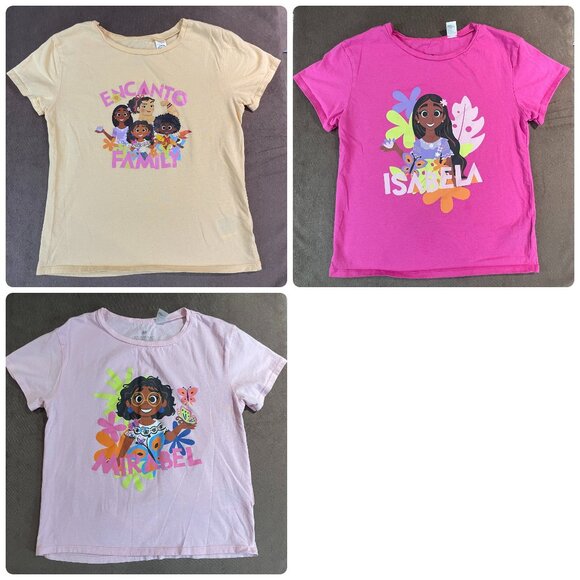 Girls H&M Disney Encanto T-Shirts Size 8-10 Lot (SKU: 80G, 70G, 76G) - Picture 1 of 1